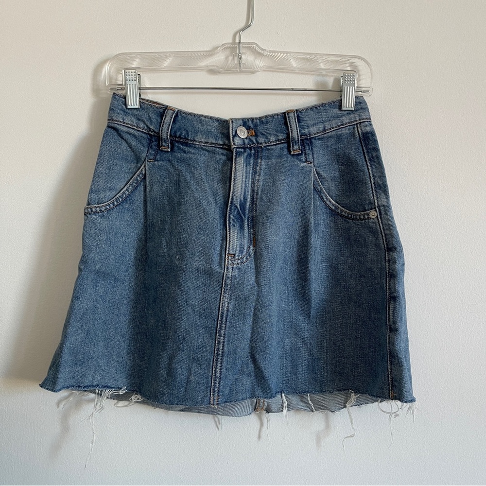 LAST CHANCE! Gone 11/28! Free People denim mini skirt